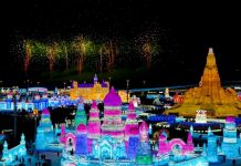 Cina: Harbin, al via 42esimo festival internazionale di ghiaccio e neve (1)