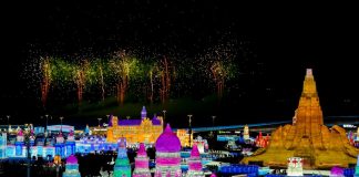 Cina: Harbin, al via 42esimo festival internazionale di ghiaccio e neve (1)