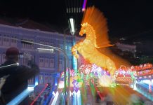 Singapore: accese le lanterne per il Capodanno cinese (1)