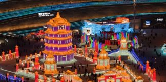 Cina: Harbin, al via 42esimo festival internazionale di ghiaccio e neve (3)