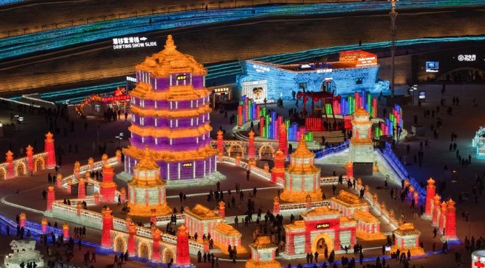 Cina: Harbin, al via 42esimo festival internazionale di ghiaccio e neve (3)