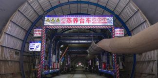 Cina: completata galleria Jinjiagou lungo ferrovia Yan’an-Yulin (1)