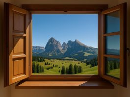 La routine mattutina da 12 minuti che assicura energia e buon umore finestra aperta paesaggio montano