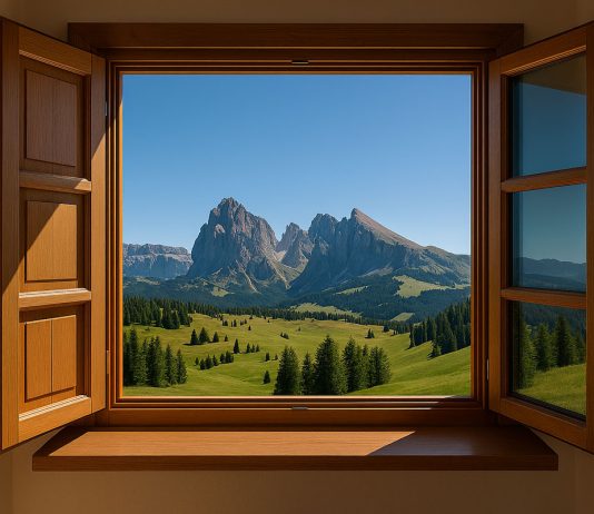 La routine mattutina da 12 minuti che assicura energia e buon umore finestra aperta paesaggio montano