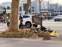 Milano, scontro tra un’auto e una moto in largo Ascari: ferito un 48enne