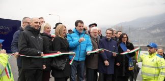 Inaugurato il nuovo Ponte Manzoni lungo la SS36, Fontana “Migliorerà la viabilità”