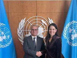 Primo incontro ufficiale tra l’Ambasciatore Marrapodi e la Presidente dell’Assemblea Generale dell’Onu Baerbock