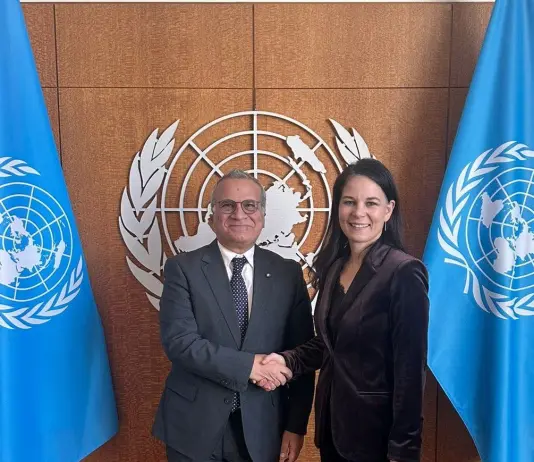 Primo incontro ufficiale tra l’Ambasciatore Marrapodi e la Presidente dell’Assemblea Generale dell’Onu Baerbock