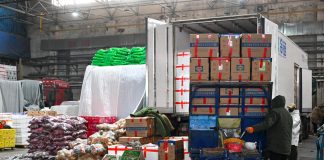 Cina: mercati riforniti nello Xinjiang nonostante il gelo (3)