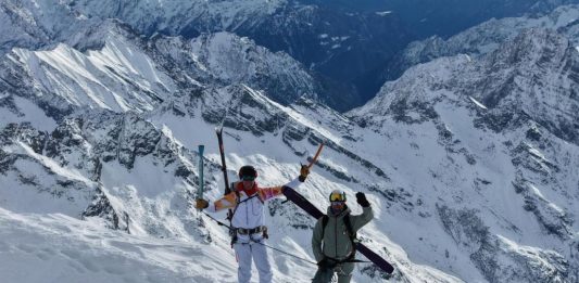 Milano-Cortina 2026, la fiamma olimpica questa mattina sul massiccio del Monte Rosa
