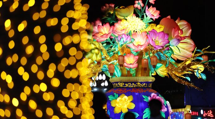 Cina: a Lanzhou una fiera delle lanterne per celebrare il Capodanno (1)