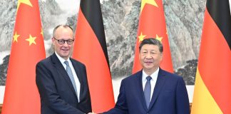 Cina: Xi Jinping incontra a Pechino il cancelliere tedesco Merz (1)