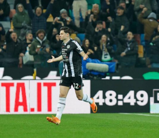 La Roma frena e perde il quarto posto, l’Udinese vince 1-0