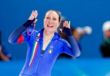 Lollobrigida oro e record olimpico nei 3000 metri del pattinaggio di velocità