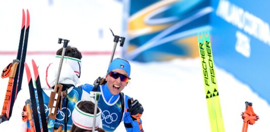 Italia argento nella staffetta di biathlon con Giacomel, Hofer, Wierer e Vittozzi