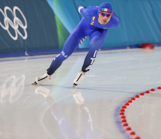 Lorello bronzo nei 5000 uomini di pattinaggio velocità