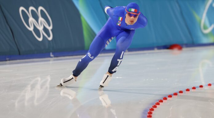 Lorello bronzo nei 5000 uomini di pattinaggio velocità