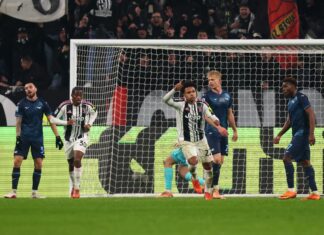 Kalulu salva la Juve e beffa la Lazio al 96°, a Torino finisce 2-2