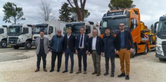 Toto Costruzioni rinnova la flotta, 52 camion Volvo per le grandi opere