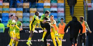 Udinese-Sassuolo 1-2, vittoria in rimonta dei neroverdi di Grosso