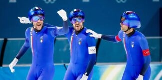 Oro Italia nell’inseguimento a squadre di Pattinaggio velocità