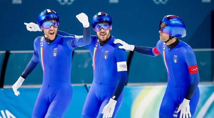 Oro Italia nell’inseguimento a squadre di Pattinaggio velocità