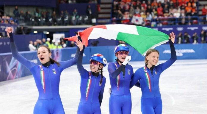 Arianna Fontana medaglia con la staffetta e record davanti a Meloni