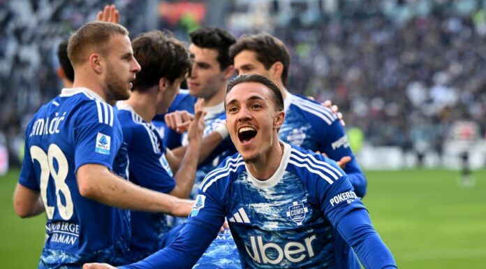 La Juve cade anche in campionato, festa Como allo Stadium