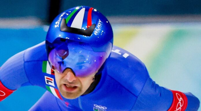 Giovannini bronzo nella mass start di Pattinaggio velocità uomini