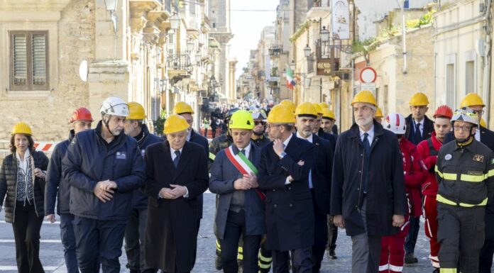 Mattarella in visita a Niscemi, “Ci siamo e stiamo lavorando”