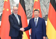 Il leader cinese Xi Jinping incontra a Pechino il cancelliere tedesco Merz