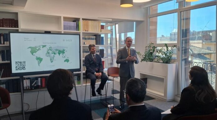 Mappa dell’export di SACE: il commercio mondiale tiene, +5% nel 2025