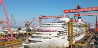 Cina, entro fine anno la seconda grande nave da crociera prodotta nel Paese