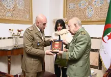 Il capo di Stato Maggiore dell’Esercito Masiello in visita ad Algeri