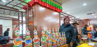 Cina: Xizang, sculture di burro per il Capodanno tibetano (2)