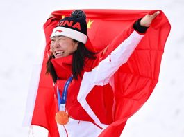 Milano-Cortina 2026: cinesi Xu Mengtao e Shao Qi sul podio di aerials femminile (2)