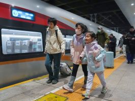 Cina: oltre 140mln di biglietti ferroviari venduti per il picco di viaggi della Festa di Primavera