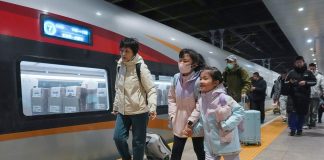 Cina: oltre 140mln di biglietti ferroviari venduti per il picco di viaggi della Festa di Primavera