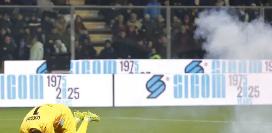 Petardo contro Audero, divieto di trasferta per i tifosi nerazzurri fino al 23 marzo