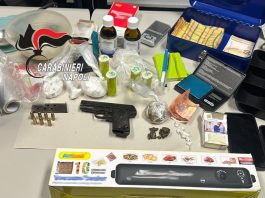 In B&B con droga e pistola clandestina, arrestato un 43enne a Boscoreale