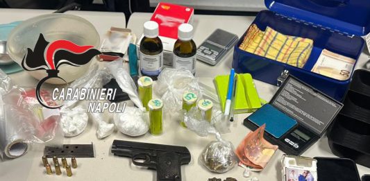 In B&B con droga e pistola clandestina, arrestato un 43enne a Boscoreale