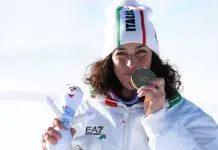 Federica Brignone leggendaria, oro anche nel gigante olimpico. 22 medaglie per l’Italia, superato il record del ’94