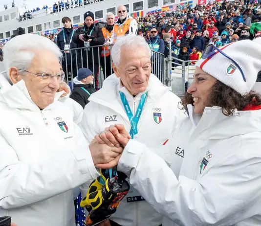 Federica Brignone da leggenda, è medaglia d’oro in Super-G sotto gli occhi del presidente Mattarella