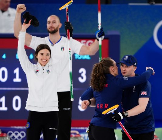 Il curling si tinge d’azzurro, Constantini e Mosaner medaglia di bronzo nel doppio misto