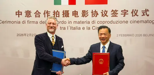 Cinema, Giuli firma a Pechino il nuovo accordo di coproduzione Italia-Cina