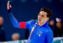 Pattinaggio di velocità, Di Stefano chiude settimo nei 1000 metri. Oro allo statunitense Stolz