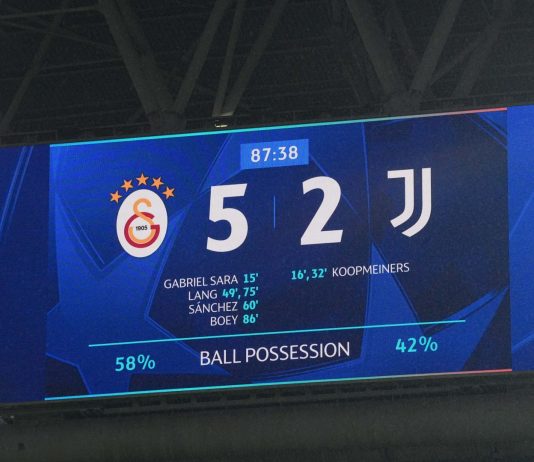 Crollo Juventus, il Galatasaray vince 5-2: per gli ottavi di Champions serve un miracolo