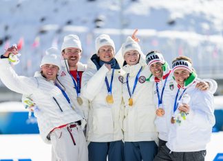 Sci di fondo, Elia Barp e Federico Pellegrino medaglia di bronzo nel team sprint