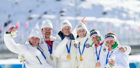 Sci di fondo, Elia Barp e Federico Pellegrino medaglia di bronzo nel team sprint