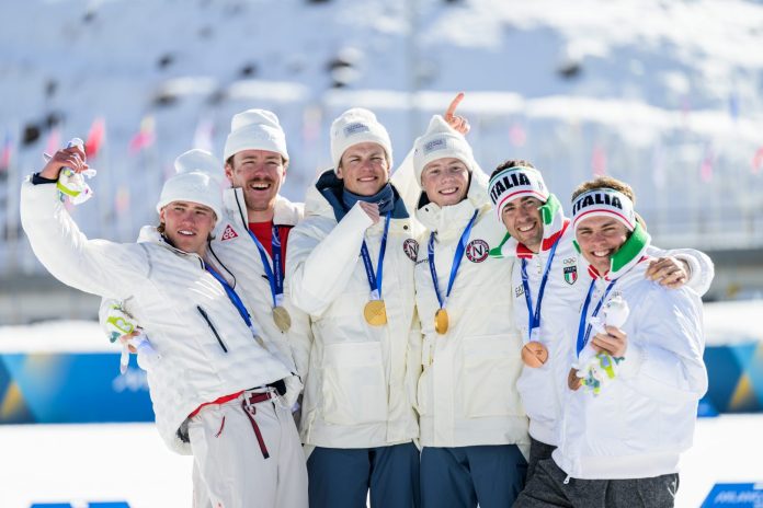 Elia Barp e Federico Pellegrino medaglia di bronzo